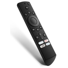 Generic Universal Replacement Remote Control for Insignia/Toshiba Smart TVs (No Voice Function), Black