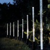 iRecord 8pcs Solar Power Acrylic Bubble White LED Light Garden