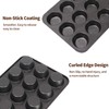 DIVCHI 12 Cups Muffin Tray - Nonstick BPA Free &