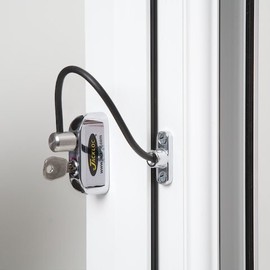 Jackloc Window and Door Restrictor Polished Chrome