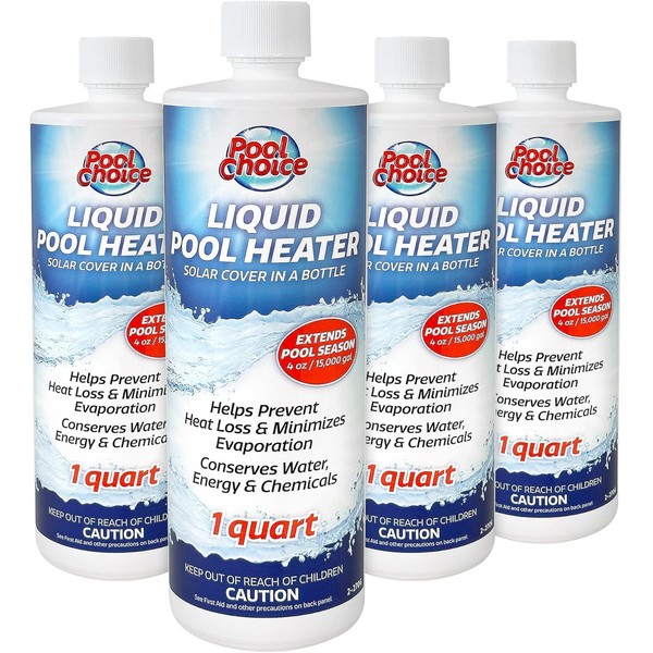 SpaChoice 1-Quart 4-Pack Premium Liquid Pool Heater Solar Cover in