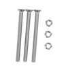 Aramox Stainless Steel Hull Outlet Exhaust Connector Straight Hull Exhaust