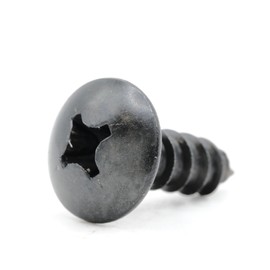ReplacementScrews Stainless License Plate Screws Compatible with Jeep Patriot - Black Oxide (Pack of 4)