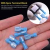 Taiss 2Pcs Rocker Toggle Switch Lighted 30A 12V DC SPST