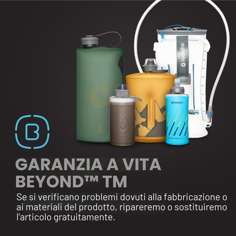 HydraPak Stow - borraccia pieghevole per zaino (1 L) -