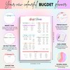 Budget Planner & Monthly Bill Notepad | Finance Budget Planner