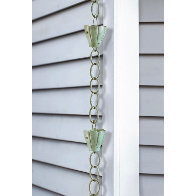 Good Directions 491V1-8 Crocus Rain Chain 8-1/2 Feet Long, Large
