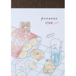 Crux Potetto Club Mini Memo Pad (Potato) ~ KAWAII!!