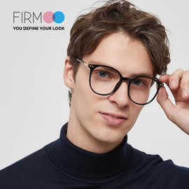 Firmoo Blue Light Blocking Reading Glasses 1.0 Women/Men, Computer Reading/Gaming/TV/Phones Glasses UV Glare Readers Glasses, Black