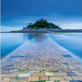 Birthday/Blank Greeting Card For Him/Her - Male/Female - St. Michael's Mount Cornwall - Photographic Design - General Card Suitable for Any Occasions - Made in the UK - Eco-Friendly