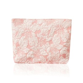 MOPZIJA 1 x Cosmetic Bag Women's Multifunctional Cosmetic Bag Travel Makeup Bag Portable Aesthetic Bag Toiletry Bag Makeup Bag Organiser for Handbag for Travel, Everyday Pink