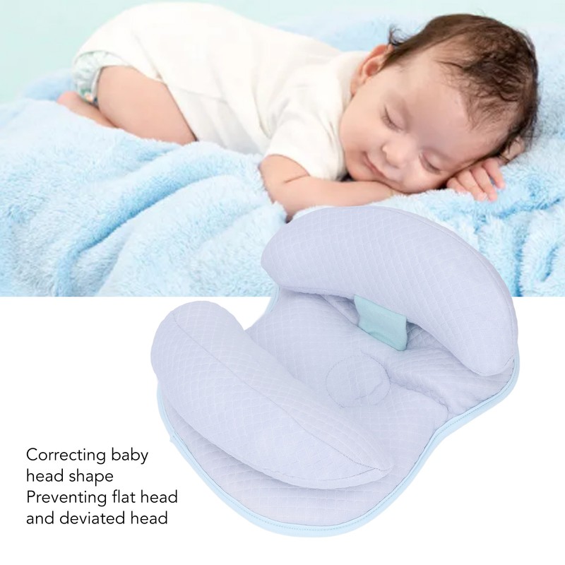 Baby Head Neck Support Pillow Prevent Flat Head Adjustable Breathable