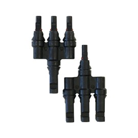 Renogy Solar Male and Female MMMF+FFFM, Brunch, 3 to 1 Branch Connectors