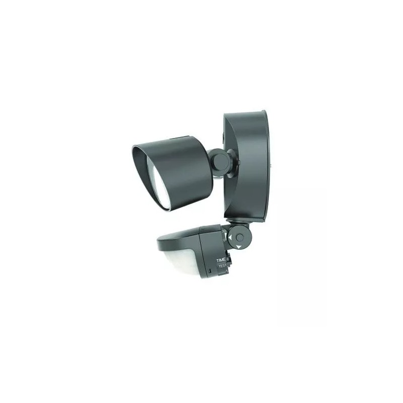 Lithonia Lighting Dark Bronze LED Dual Head Motion Sensor Aluminum