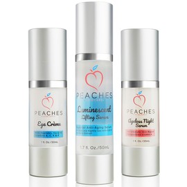 Self Care Kit with Luminescent Serum, Eye Cream, Ageless Night Serum - Skin Care Kit with Retinol, Squalane, Vitamins A, C, E - Vegan Face Care for All Skin Type - Anti Aging Skin Care Set