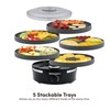 Elite Gourmet EFD319DKG Food Dehydrator, 5 BPA-Free 11.4" Trays Adjustable
