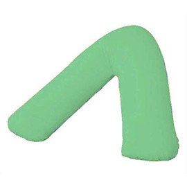 Comfy Nights Plain Dyed Polycotton V-Shaped Pillow Cases/Covers (Mint Green)