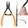 Ingrown Nail Clipper Cuticle Pusher Set Nipper Clipper Edge Cutter