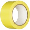 TapeCase TC414 0.375" X 72YD Yellow - UPVC, Yellow Bag