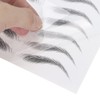 6D Eyebrow Tattoo Sticker, Eyebrow Shaping Stencils, Semi-Permanent, Hair-Like, Waterproof