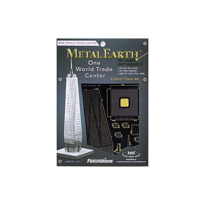 Fascinations Metal Earth One World Trade Center Building 3D Metal