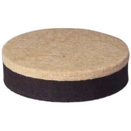 Shepherd Hardware 9408 2-1/2-Inch Reusable, Round, Felt Furniture Slider Pads, 4-Pack , Black