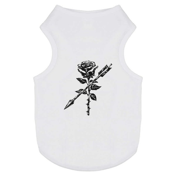 'Rose with Arrow' Pet Dog/Cat T-Shirt (PT00153949)