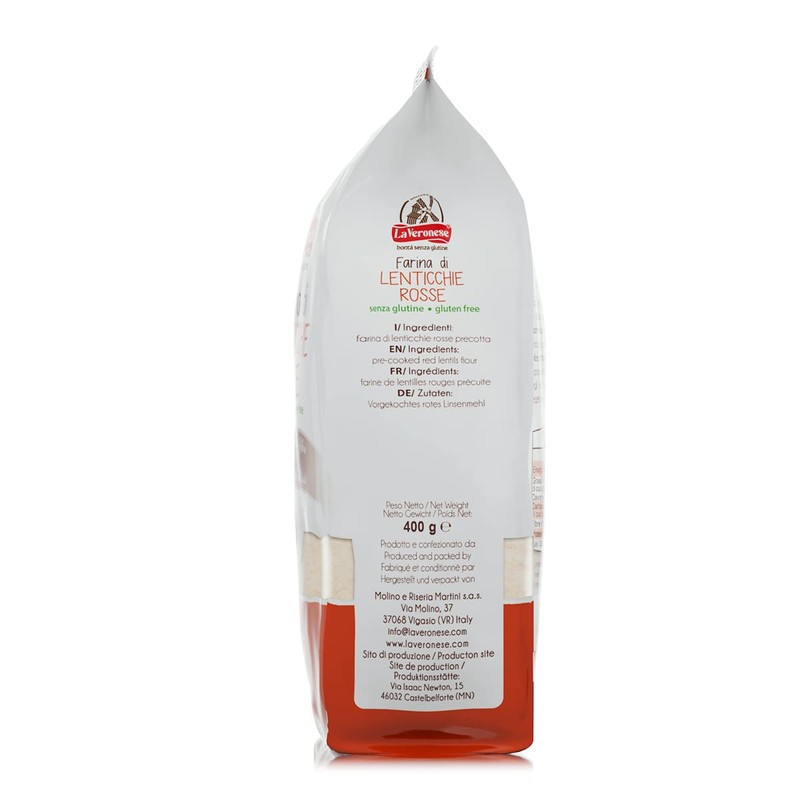 La Veronese | Farina di Lenticchie Rosse, Ideale per Vellutate