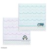 Towel Museum mofusand Poppon Shark Nyan, Towel Handkerchief, Blue, Cute,