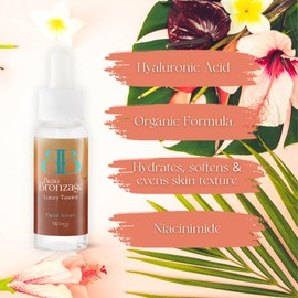 Beau Bronzage - Facial Serum - Nourish and Hydrate your Skin - Achieve a Soft and Even Looking Skin Texture - Prep for Tanning - Vegan Friendly, Never Tested on Animals - 30ml