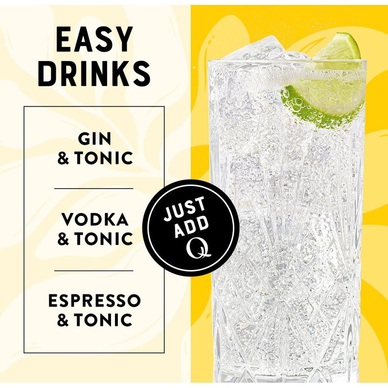 Q LIGHT TONIC WATER with Real Quinine & Organic Agave