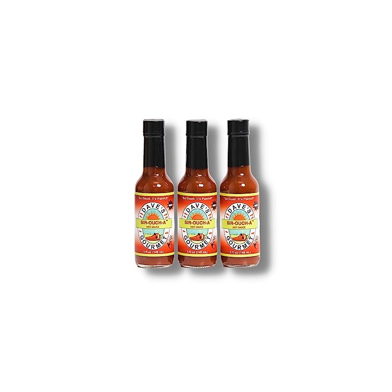 Dave's Gourmet Sir Oucha Hot Sauce - Sriracha Flavored -