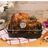 HIC Kitchen Roasting Meat Thermometer, Oven Safe, Large 2-Inch Easy-Read