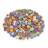Samjobroad Round Mosaic Tiles for Crafts, 300g/150 Pieces 4 Sizes