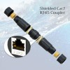 FGB 10Gbps Cat7 Waterproof RJ45 Coupler, Shielded IP68, Female to
