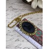 Fancy Fox Boutique Black Crow Raven Gothic Steampunk Cameo Necklace