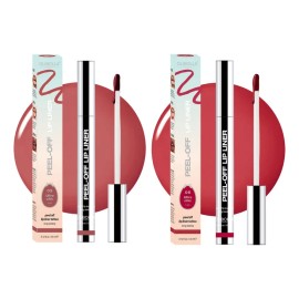 Lápiz Labial 3d Despegable - Mate Para Maquillaje Color 2pz Color 0306