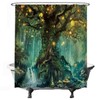 Ulticool Shower Curtain - Fairy Tale Elf Tree Magic Forest