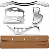 GYX COELE 4 in 1 Stainless Steel Muscle Scraper Tool