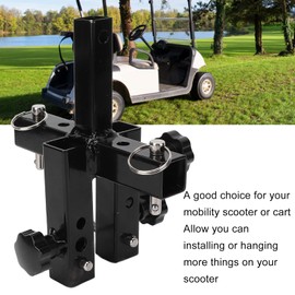 Scooter Rear Bracket Convert Frame,Rear Basket Convert Frame Aluminium Alloy Multifunctional Rear Mounting Bracket Transfer Frame for Mobility Scooter
