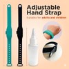 C Compressa SaniStrap Silicone Hand Sanitizer Wrist band, Refillable Travel