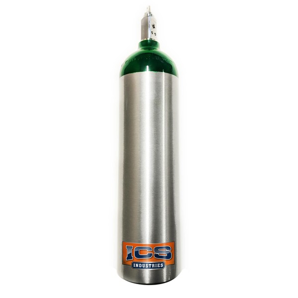 ICS Industries - Medical Oxygen Cylinder with CGA870 Post Valve - D Size 14.3 cf (MD)