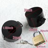 Outdoor Faucet Lock, Water Hose Bib Spigot Lock Black Cover