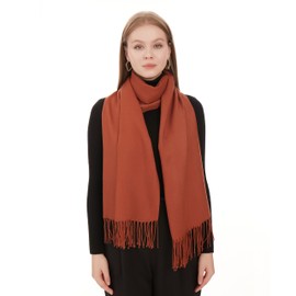 Pashmina Shawls And Wraps For Women - Dark Brown Pashmina Shawl For Evening Dresses - Pashmina Bridal Wedding Scarf - Pashmina Fall Winter Scarf For Women - Pashmina Travel Scarf - Travel Shawl