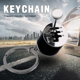 SJBAUTYO Set of 3 key rings, car keychain, turbo pendant, decorative key chain, for men, women, best friend, black, S