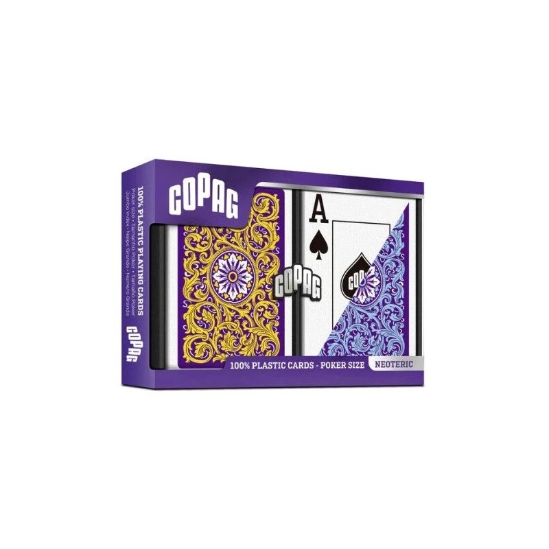 COPAG 1546 100% PLASTIC PLAYING CARDS - POKER SIZE JUMBO