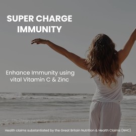 Triple Immune Boosting Gummies with Vitamin C, Zinc and Elderberry, 60 Gummies – 1 Month Supply, Elderberry Flavour, Great Tasting, Triple Immune Complex Supplements for Overall Wellness