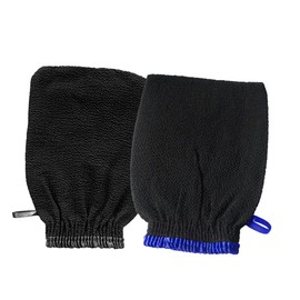 Ipetboom Shower Scrubber Mitts for Men Women Body Exfoliator Gloves Bath Glove Scrubber for Hand Foot Care Random Color