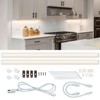CLEANLIFE AC-Powered LED Light Bar Under Cabinet Shelf Light Kit