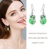 AENEAS Peridot Earrings for Women Sterling Silver Peridot Jewellery Drop